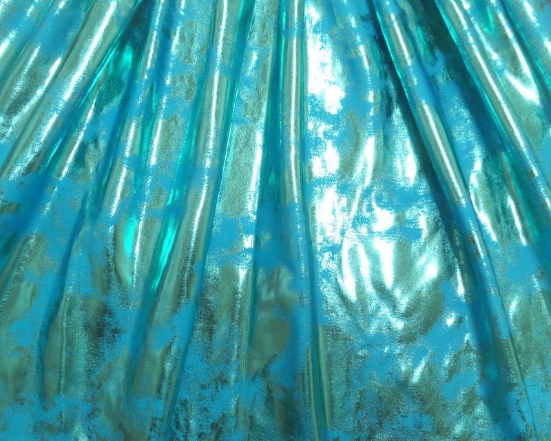 8.Turquoise-Turquoise Tyedye Foil
